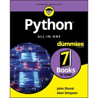 Shop Now! Python All-in-One for Dummies (ใหม่) หนังสือภาษาอังกฤษพร้อมส่ง