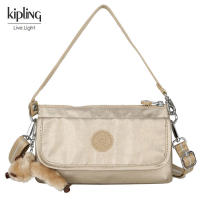 [Authentic] Kipling Womens Bag Lightweight Nylon Cloth Bag 20 New Fashion Trendy Shoulder Bag Portable Messenger Bag