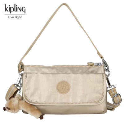 [Authentic] Kipling Womens Bag Lightweight Nylon Cloth Bag 20 New Fashion Trendy Shoulder Bag Portable Messenger Bag