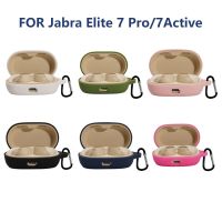 Shockproof Cover Compatible For Jabra Elite 7 Pro Active Waterproof Earphone Protect Case Silicone Headphonecase Non-slip Sleeve Wireless Earbud Cases