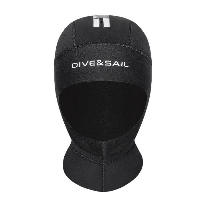 DIVE&SAIL Diving Hood 3MM Warm Swimming Surf Diving Head Cover Shoulder