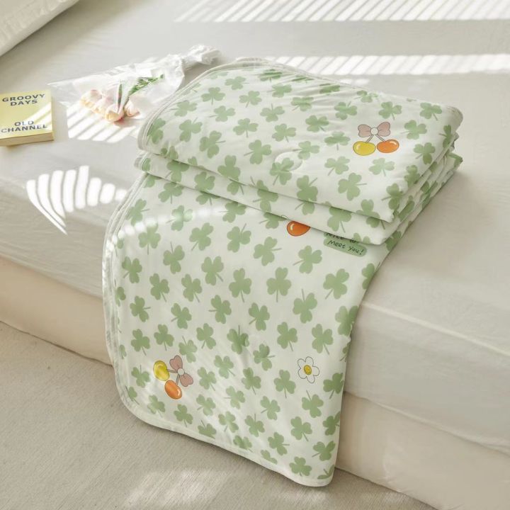 cool-quilt-air-conditioner-quilt-ผ้าห่มเย็น-นุ่มลื่น-เย็นสบาย-200-230cm-บาง