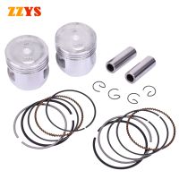 ⚡HOT SALE⚡ 53Mm 53.25Mm 53.5Mm 53.75Mm 54Mm Motorcycle Piston And Piston Ring Kit For Honda CA250 CM250 STD Oversize +0.25 +0.5 +0.75 +1.0