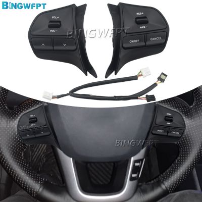New Multifunctional Steering Wheel Buttons For KIA Rio 2012-2016 Car Switches Cruise Control Remote Volume Bluetooth