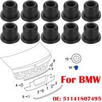 10X Bonnet Boot Grommets Badge ROUNDEL EMBLEM Clip 51141807495 For BMW 1 3 4 5 6 7 Series E34 E39 E90 E91 Z1 Z3 E36 Z4 E85 E86