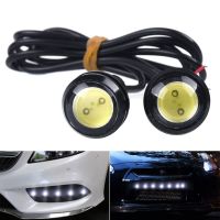 【CW】2 Pcs/lot Car DRL LED Bulb Signal Lights COB 12V 7000K White 18/23 MM Eagle Eye Daytime Running Lights Fog DRL Styling Lamp