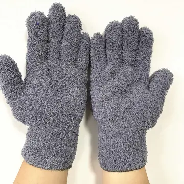 COFEST Microfiber Dusting Gloves For House Cleaning,Dusting Mitts