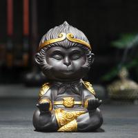 Chinese Purple Clay Kung Fu tea Set Tea Pet Monkey King Tea Accessories for puer Oolong Tea Home Deco