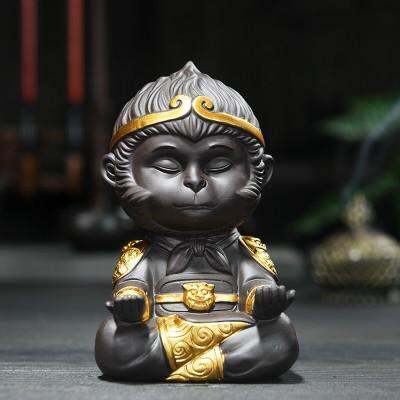 chinese-purple-clay-kung-fu-tea-set-tea-pet-monkey-king-tea-accessories-for-puer-oolong-tea-home-deco