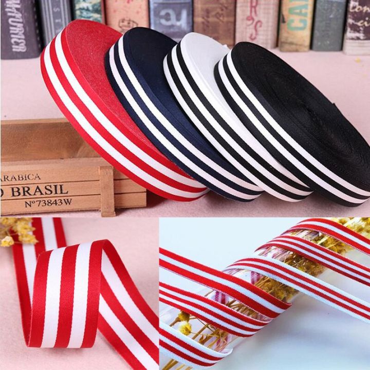 40mm-3meters-double-sided-black-red-white-grosgrain-ribbon-vertical-stripe-wave-tape-bow-sewing-fabic-decoration-gift-wrap-band-gift-wrapping-bags