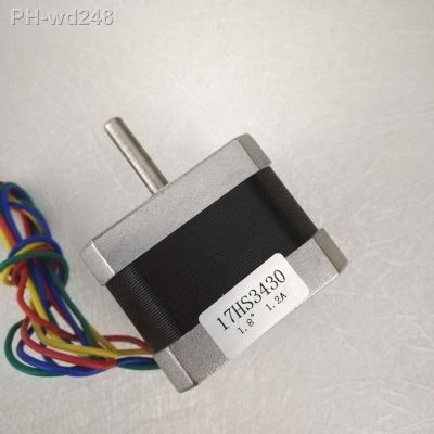 17HS3430 4-lead Nema 17 Stepper Motor 42 motor 42BYGH 1.2A CE ROSH ISO CNC Laser Grind Foam Plasma Cut