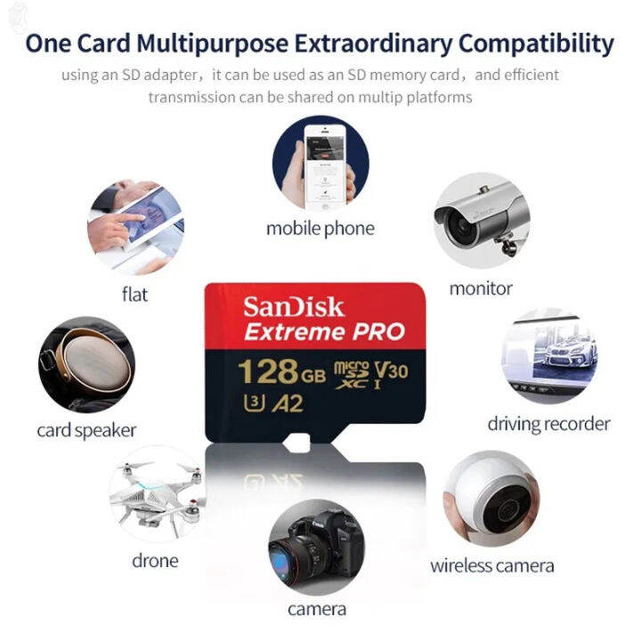 ลด-50-พร้อมส่ง-sandisk-extreme-pro-microsdxc-512gb-256gb-128gb-64gb-32gb-a2-sdsqxcd-512g-ความเร็วสูงสุด-อ่าน-200mb-s-เขียน-140mb-s-ขายดี