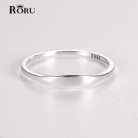 【lz】❆♕✜  925 Sterling Silver Irregular Brilhante Anéis de Dedo para Homens e Mulheres Acessórios Simples para Jóias Ouro Rosa Cor Prata Aniversário Diário