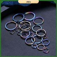 SHILU 1/2pcs 10~32mm แคมป์ปิ้งท่องเที่ยวสินค้า คลิปวงกลม หัวเข็มขัด พวงกุญแจ พวงกุญแจ EDC ที่ยึดแบบพกพา