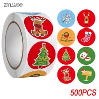Stickers Merry Christmas Stickers Seal Labels Theme Seal Labels Stickers for DIY Gift Baking Package Envelope Stationery Decor Stickers Labels