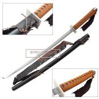 JAPAN คาตานะ ญี่ปุ่น Wakizash Tanto Sweord Samurai Ninja Yakuza Warrior Sabre Edo Gift ซามูไร นินจา ยากูซ่า วากิซาชิ ทันโตะ เอโดะ โอดาจิ ทาจิ สึรุงิ คะตะนะ นักรบ โบราณ กระบี่ แถม ถุงผ้าและแท่นวาง ของขวัญ ของสะสมหายาก แข็งแรงทนทาน