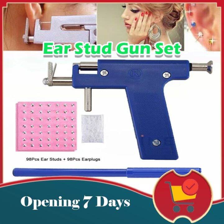 Piercing Gun Tools Kit Ear Helix Lobe Piercing Tools Set No Pain Safe ...