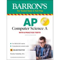 YES ! &amp;gt;&amp;gt;&amp;gt; Barrons Ap Computer Science a : With 6 Practice Tests, Includes Website (ใหม่)พร้อมส่ง