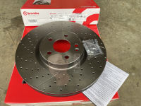 D09 B913 11 จานเบรค ล้อ F (ยี่ห้อ BREMBO) รุ่น HC UV Benz AMG45 W176 W246 C117 X156 ปี2013-2015