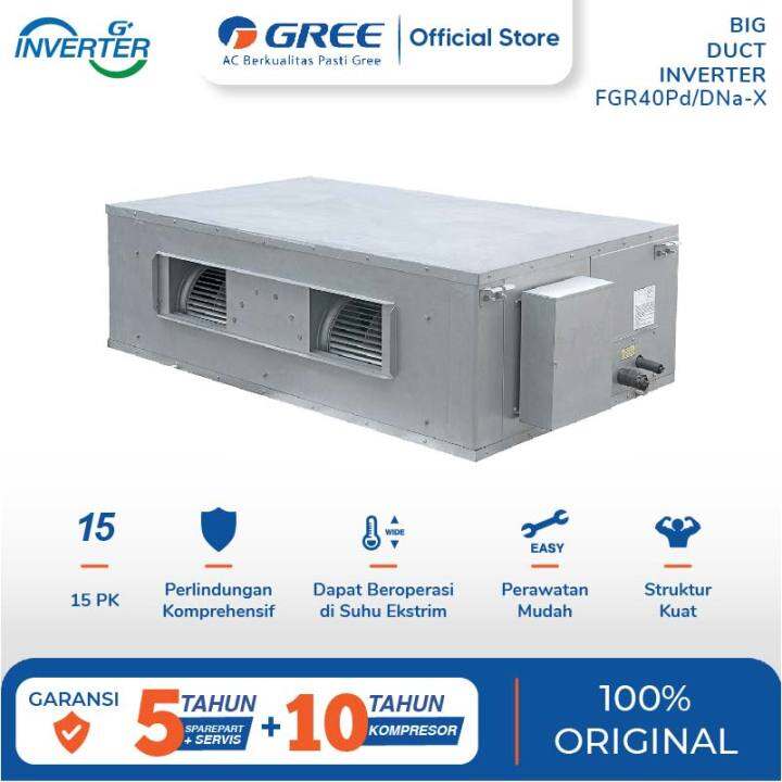 GREE Big Duct 15PK - Inverter Series - Model FGR40Pd/DNa-X | Lazada ...