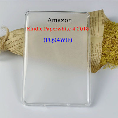 เคสซิลิโคนนุ่มสำหรับกระดาษขาวของ Amazon Kindle 4 2018 6.0 ฝาหลัง Kindle Paperwhite4 (รุ่นที่10th) KPW4เคส TPU นุ่ม