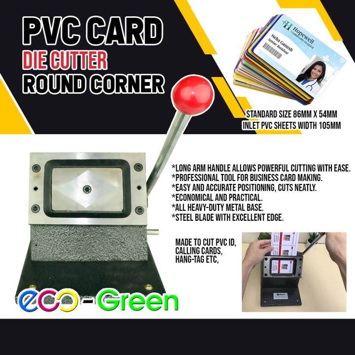 Heavy Duty PVC ID Cutter id size 8654MM ( round edge )☀ Lazada PH
