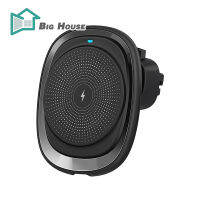 Big House 15W Magnetic Wireless Car Charger Fast Charging Air Vent ที่วางโทรศัพท์พร้อมสายเคเบิล Type-C Output Port