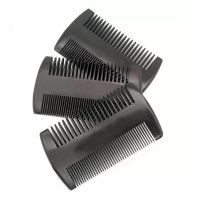 【CC】 Wood Hair Beard Comb with Leather Anti-Static Mustache Brushing Tools for Men