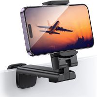 Multifunctional Phone Holder Clip Airplane Train Seat Mount Foldable Phone Stand Portable Mini Lazy Bracket Travel Phone Support Selfie Sticks