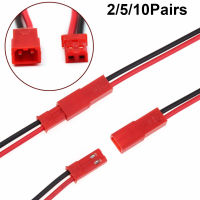 ARQEAR529453 2/5/ 10Pairs High Quality 22AWG 100/150mm Pitch 2.54mm Cable Wire Male + Female Socket Plug 2 Pin Connector