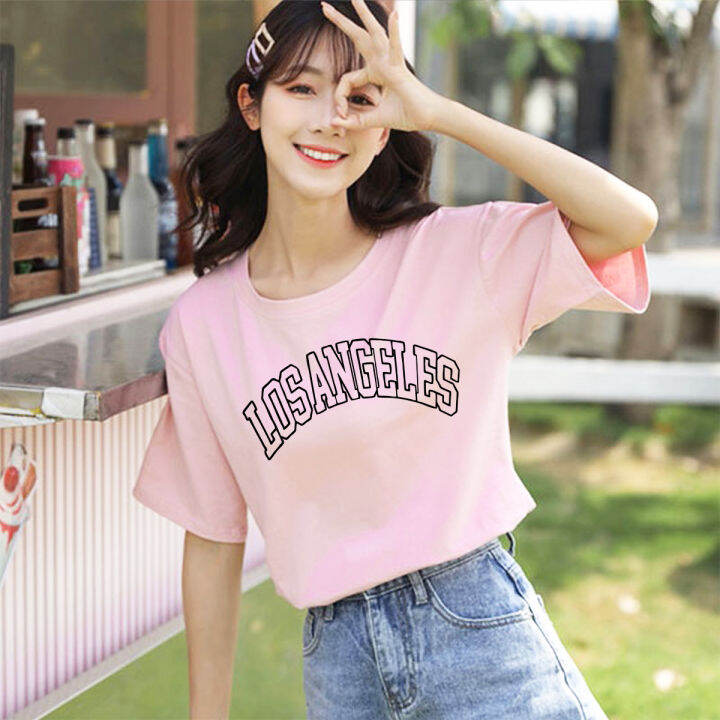 d457-พร้อมส่ง-เสื้อยืดแขนสั้ง-สำหรับชายและหญิง-ลายแฟชั่งนานาชาติ-ใส่เทียวออกกำลังกายได