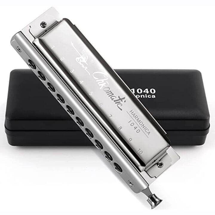 swan-1040-chromatic-harmonica-key-of-c-professional-musical-instrument