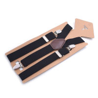 12 สีลาย Suspenders ผู้ชาย 3 คลิปวงเล็บชาย Vintage Casual Suspensorio Tirante กางเกงสายพ่อ/สามี 2.5*110 ซม.-VXCB MALL