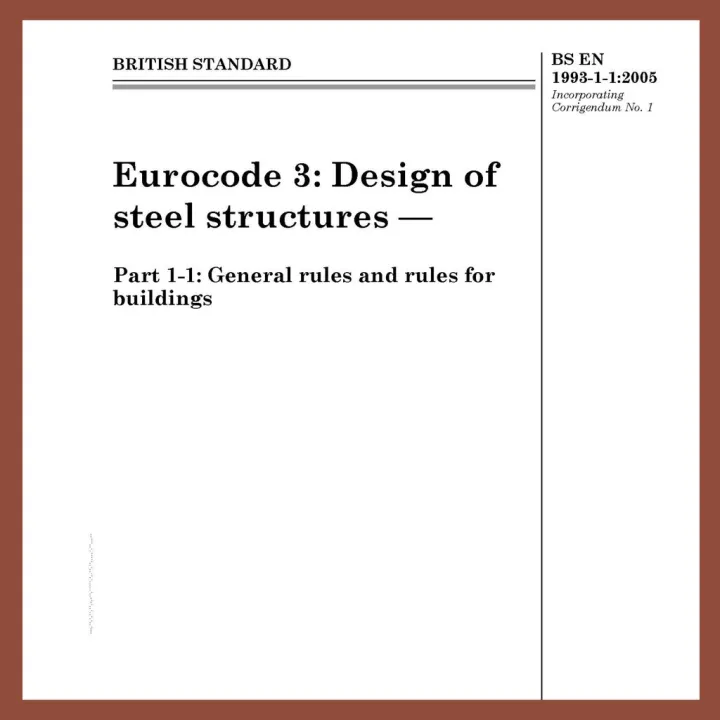 Eurocode 3, (Part 1,2,3,4) Design Of Steel Structures | Lazada