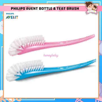 Philips Avent Baby Bottle and Nipple Brush, Pink, SCF145/07
