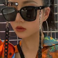 ทั้งหมดในสต็อกหน้าอก เงินสดในการส่งมอบ Fashion Korean Design JENNIE Same Style Square Sunglasses WomenMen UV400