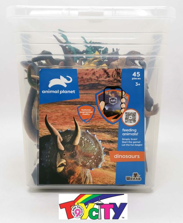 WENNO WORLD EXPLORE THE WONDER OF ANIMAL PLANET 45 PIECES DINOSAURS ...