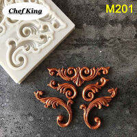 Silicone Fondant Mold Retro Carved Frame Style Chocolate Moulds Cake DIY for Baking