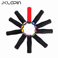 JKLapin Litepro Folding Bicycle Ultralight Unilateral Locking Grip Cover Mountain Bike Handlebar Lockable Sponge Grips Plugs Handlebars