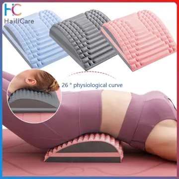 Back Stretcher Pillow Neck Lumbar Support Massager For Neck Waist
