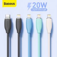 Baseus สายชาร์จสำหรับ MacBook iPad Pro Type-C,สายซิลิกาเจลเหลว20W PD USB C สายสำหรับ iPhone 13 12 Pro Mini Max