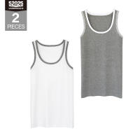 52025 Men Vest Tank Top 2-Pack Cotton Modal Comfortable Summer Soft Shirt Sleeveless Undershirt Breathable Underwear 2-Pieces