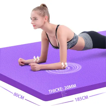 High Quality Yoga Mat EXTRA THICK 8MM NBR Non-Slip Mat (PINK