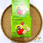 Bánh ăn dặm hữu cơ cho bé BioJunior Organic Vị Táo, hộp 100g - Goc Huu Co