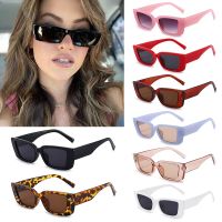 Rectangle Sunglasses for Women Retro Driving Glasses 90s Vintage Fashion Narrow Square Frame UV400 Protection Sunglasses