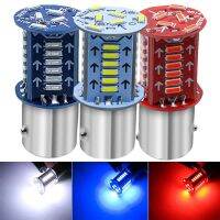 ♝ Motorcycle Car Led Brake Light Burst Flashing Car Tail Parking Reverse Lights DC12V White Red Blue Bulb 6w 6500k