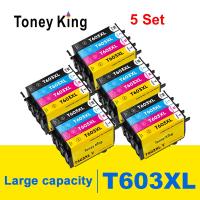 Toney King หมึก603XL ตลับหมึกสำหรับ Epson Workforce WF-2810 WF-2830 WF-2835การแสดง WF-2850 2100 2105 3100 4100 3105