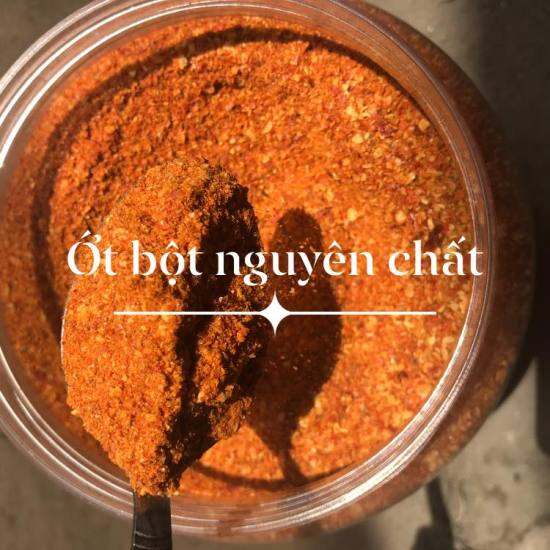 Bột ớt nguyên chất quảng bình nhà làm đảm bảo sạch 100% cay thơm nồng 100g - ảnh sản phẩm 4