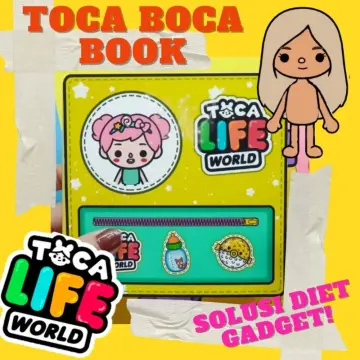 Toca boca dollhouse busy book toddler🌈Toca boca paper doll