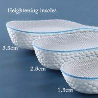 Increase Height Insoles Light Weight Soft Elastic Arch Support Breathable Eva for Men Women Shoes Pads Heighten Lift inserts